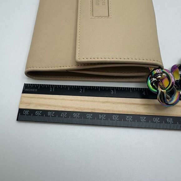 Gucci Compact Leather Wallet Beige Neutral - Picture 10 of 16